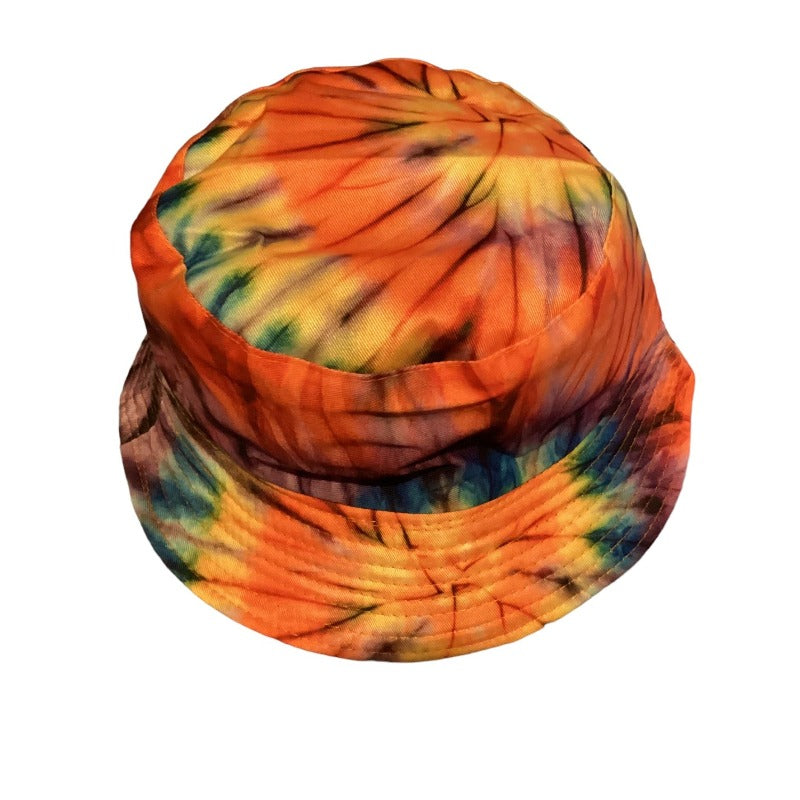 Funky Unisex Reversible Cotton Printed Tie Dye Bucket Hat-Hand Picked Imports
