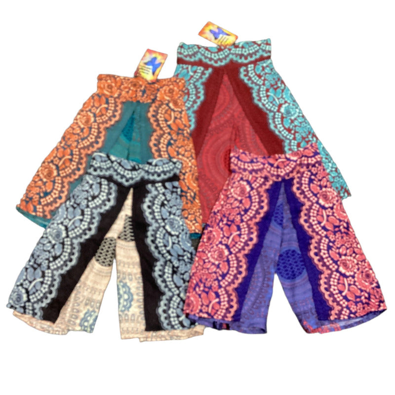 Girls Rayon Hippie Pants 5 sizes 6 months to 7 years-Hand Picked Imports