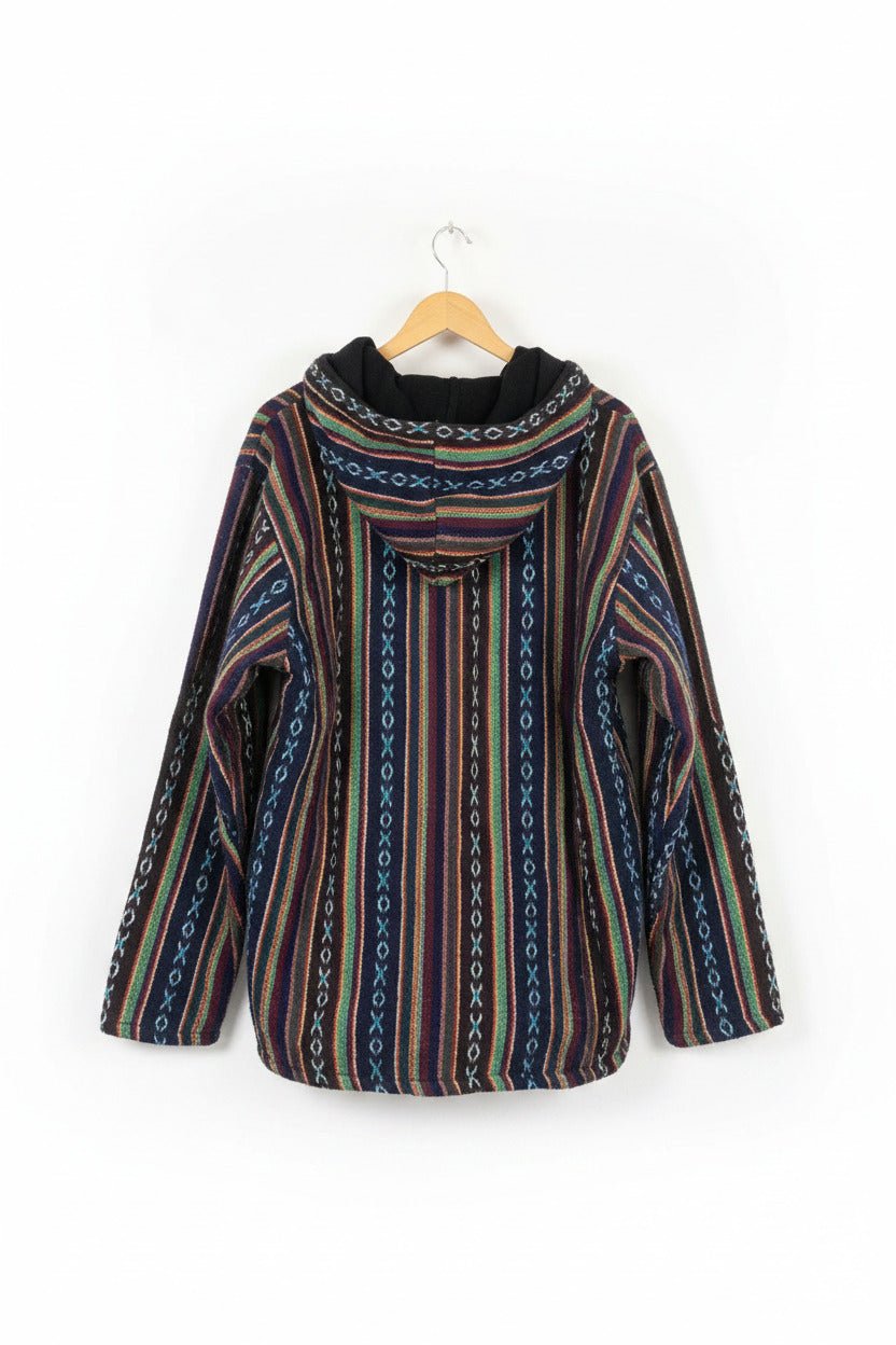 Lined Brushed Cotton Winter Jacket Made in Nepal-Hand Picked Imports