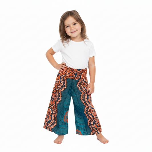 Girls Rayon Hippie Pants 5 sizes 6 months to 7 years-Hand Picked Imports