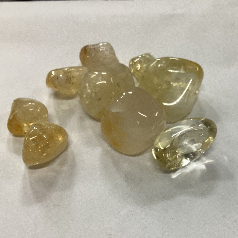 Choose Six Tumble stones/ Crystals + Bag-Hand Picked Imports