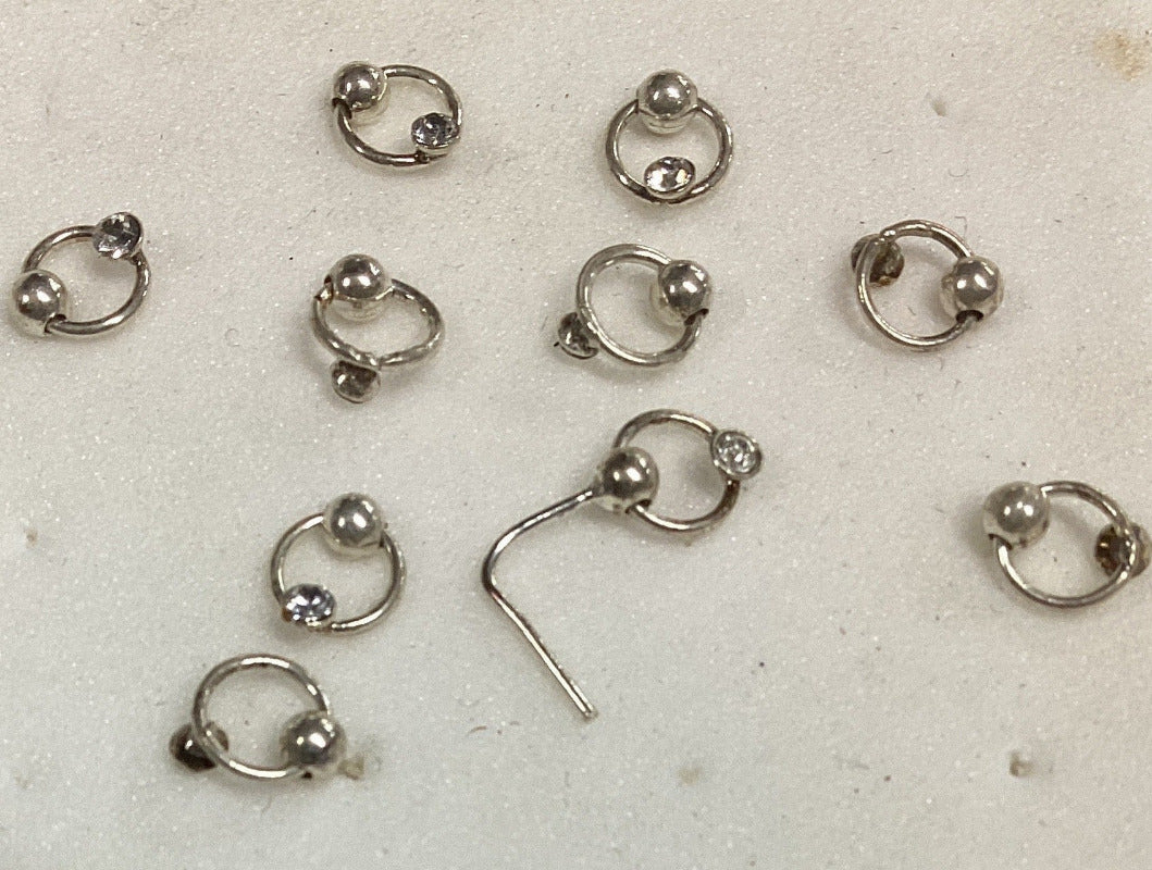 925 Sterling Silver Nose Studs-Hand Picked Imports