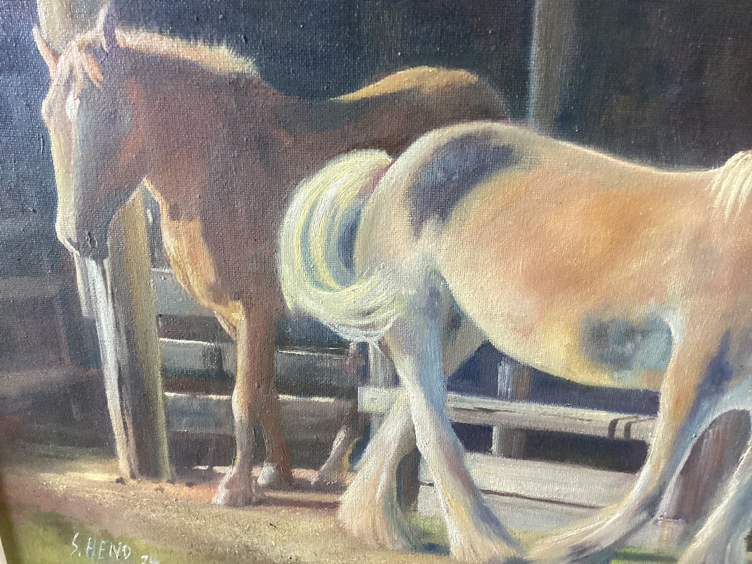 Framed Oil Painting -"Morning Light" By Susan Hend Russell-Hand Picked Imports