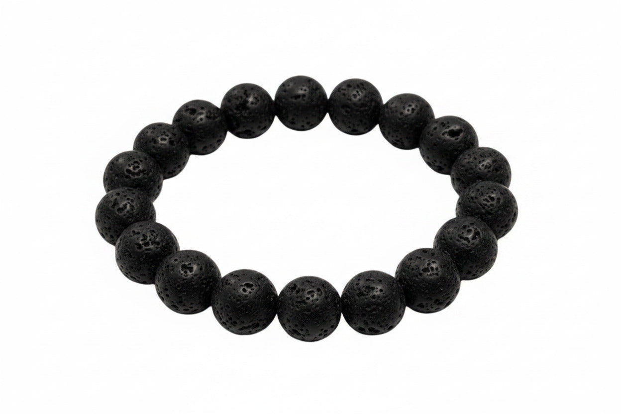 Lava Stone Bracelets Sizes 10 & 12mm-Hand Picked Imports