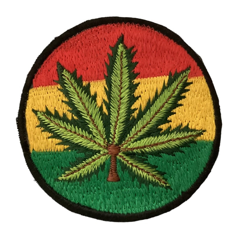 Sew on Rasta Hippie BoHo Festival Patches Made in Nepal 9cm across-Hand Picked Imports