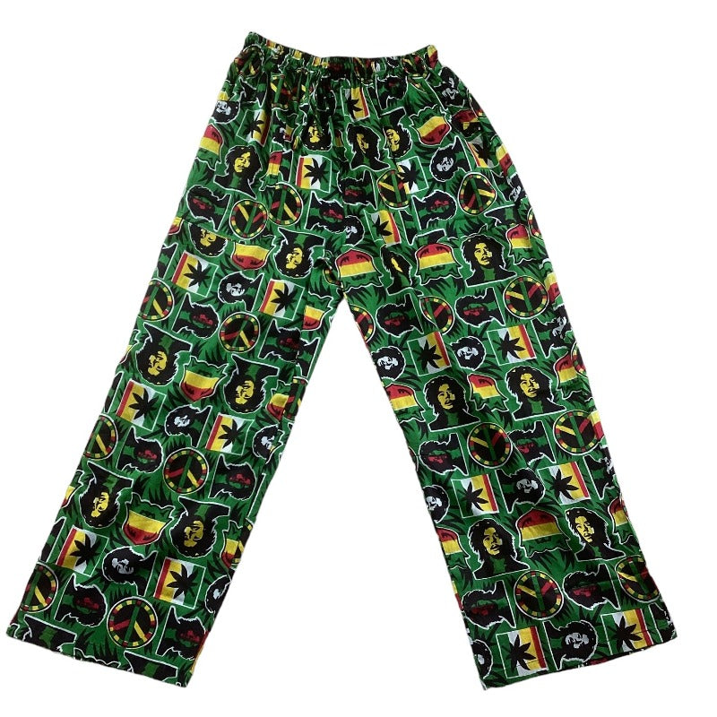 Unisex Men's/Ladies Light Cotton Festival Party Bob Marley Pants-Hand Picked Imports