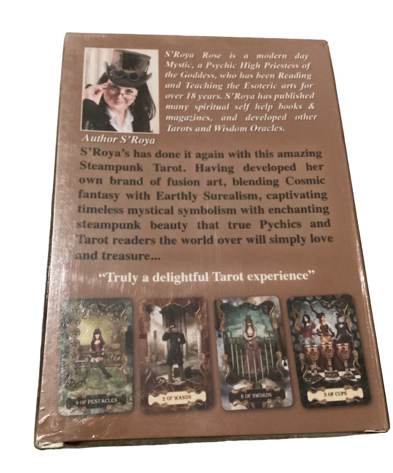 Steampunk Tarot Cards 78 Card Deck and Guide Book.-Hand Picked Imports