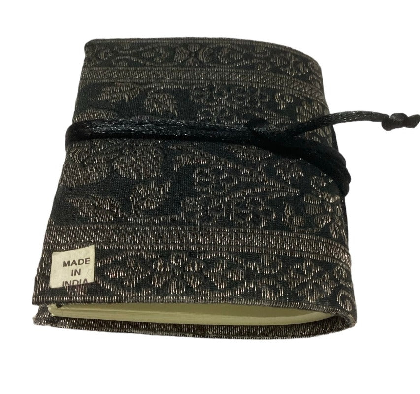 Mini Handcrafted Art Journal with Hand Made Paper from India Size 9 x 8 cm-Hand Picked Imports
