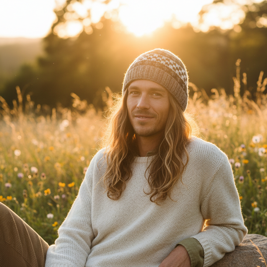 Adult Men's/ Unisex Woollen Beanies Hand Crafted in Nepal-Hand Picked Imports