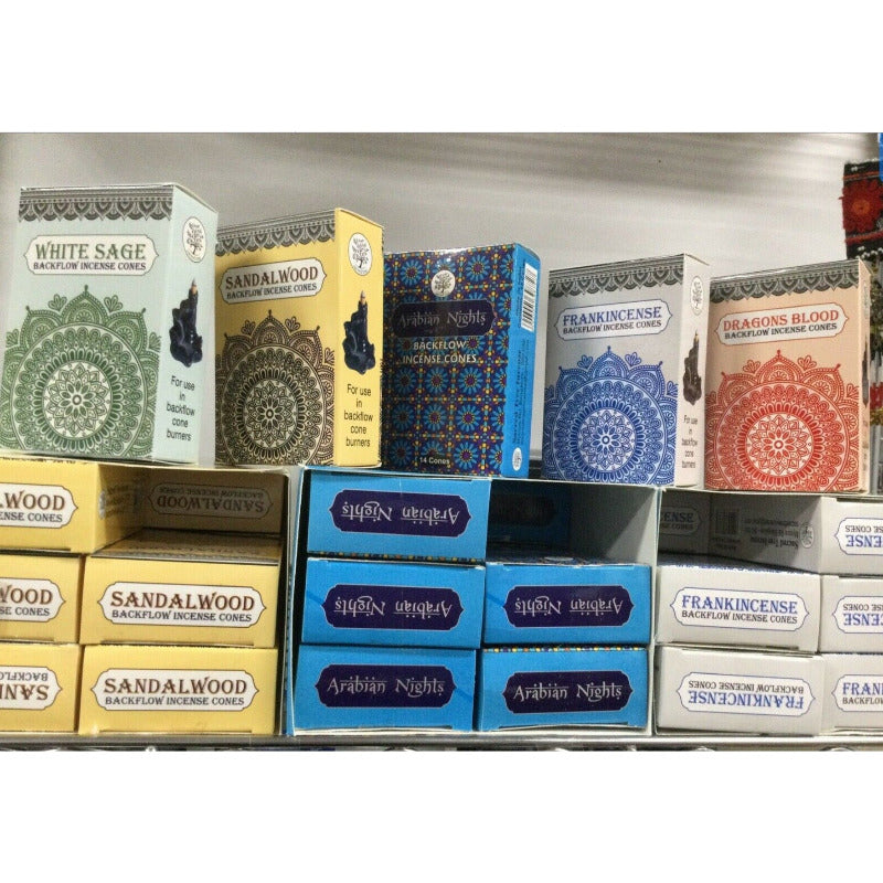 Sacred Tree Backflow Incense Cones — 5 Scent Bundle-Hand Picked Imports