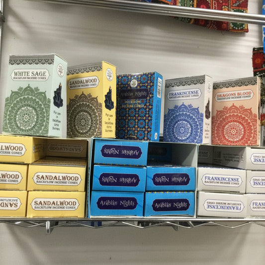 Sacred Tree Backflow Incense Cones — 5 Scent Bundle-Hand Picked Imports