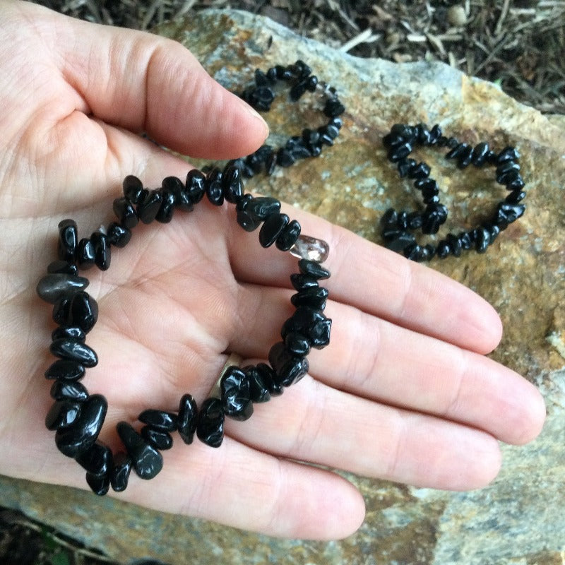 Crystal Chip Bracelets-Hand Picked Imports