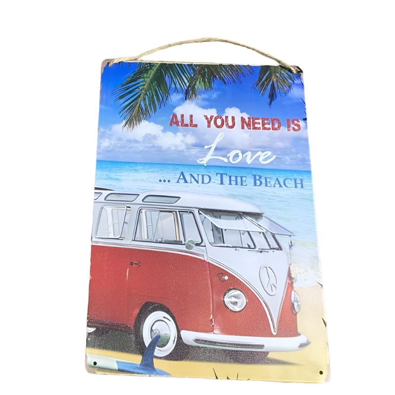 VW Kombi Tin Signs Size: 30 cm x 20 cm-Hand Picked Imports