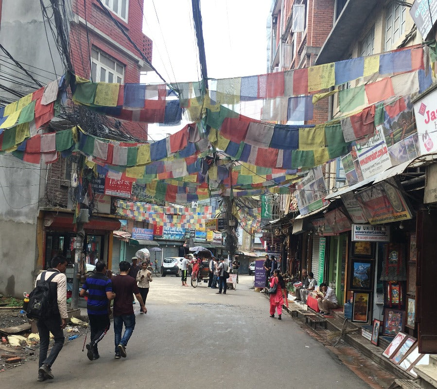 Tibetan Prayer Flags- 5 Strings of flags in each Pack 3 sizes SM, M, L-Hand Picked Imports