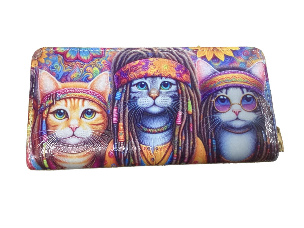 Large Printed BoHo Hippie Purses/ wallet-Hand Picked Imports