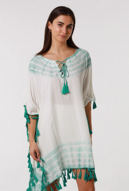 Ladies Short Rayon Kaftan Size 8 to 16 by Isabella-Hand Picked Imports