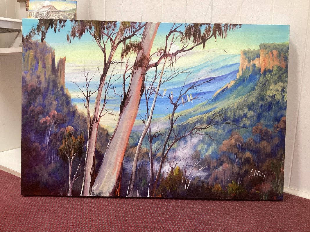 Painting On Stretched Canvas 20 x 30 inches By Susan Hend Russell-Hand Picked Imports