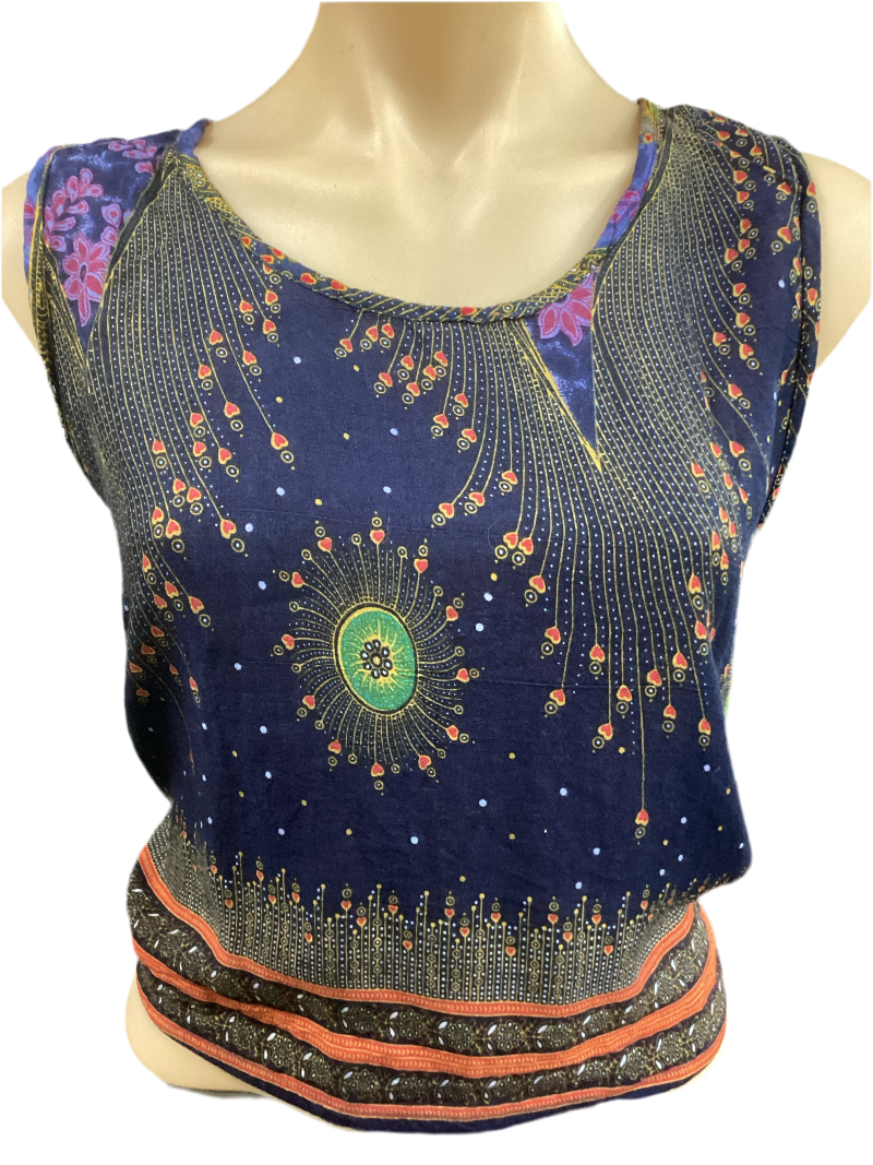 Ladies summer Rayon Top Size Medium-Hand Picked Imports