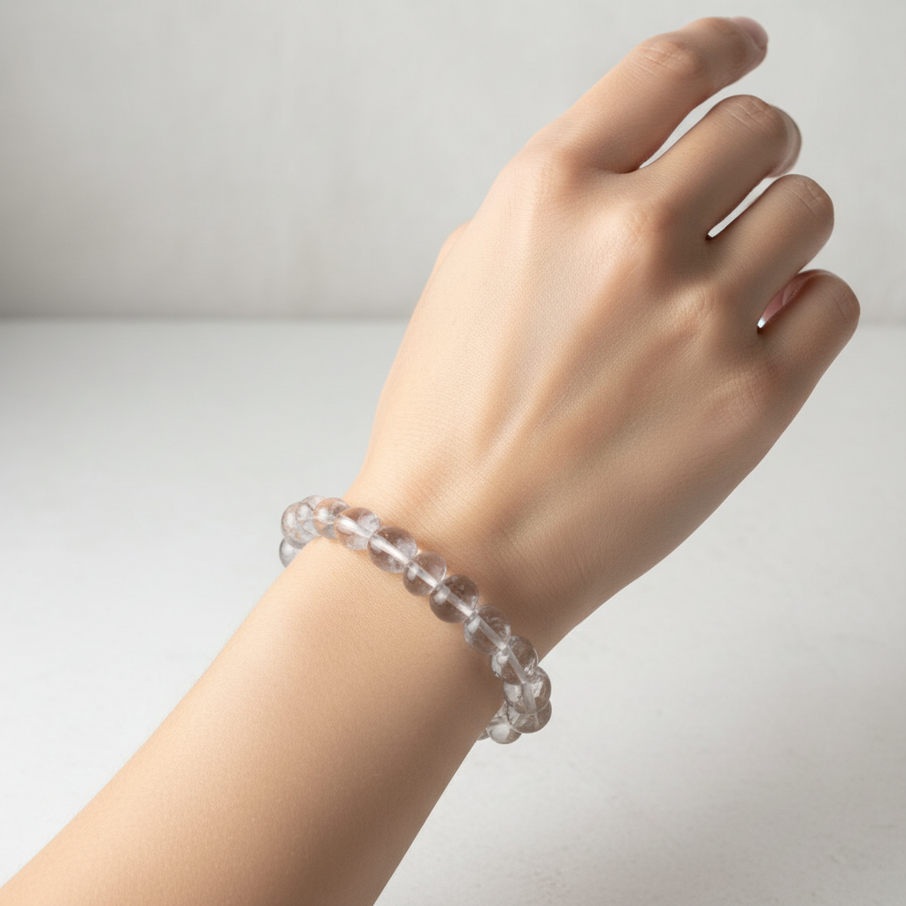 Natural Clear Quartz Boho Crystal Bracelets-Hand Picked Imports
