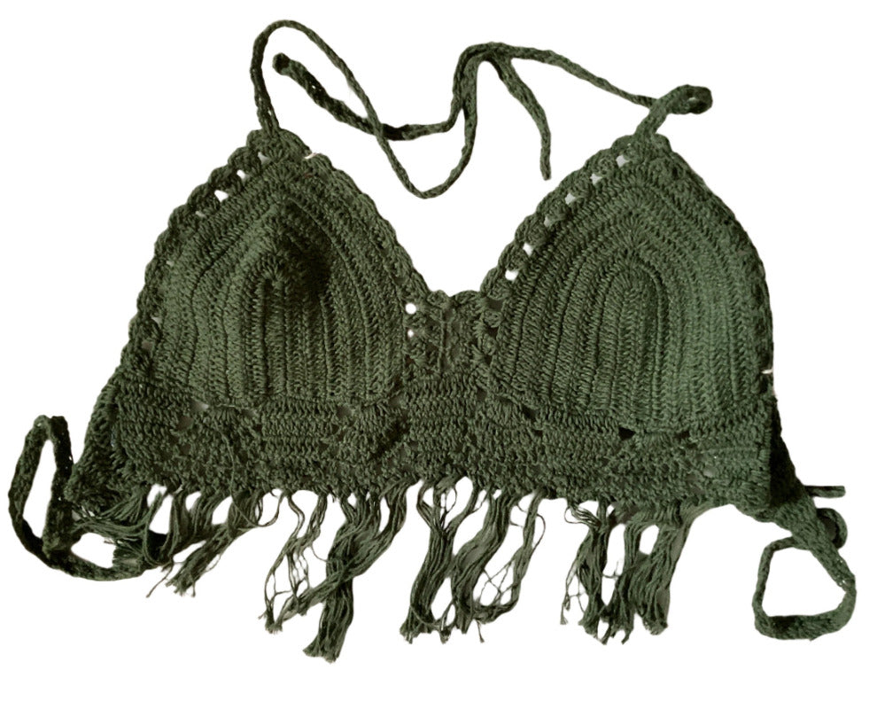 Ladies Lace & Cotton Festival BoHo Crochet Top Size S/M-Hand Picked Imports