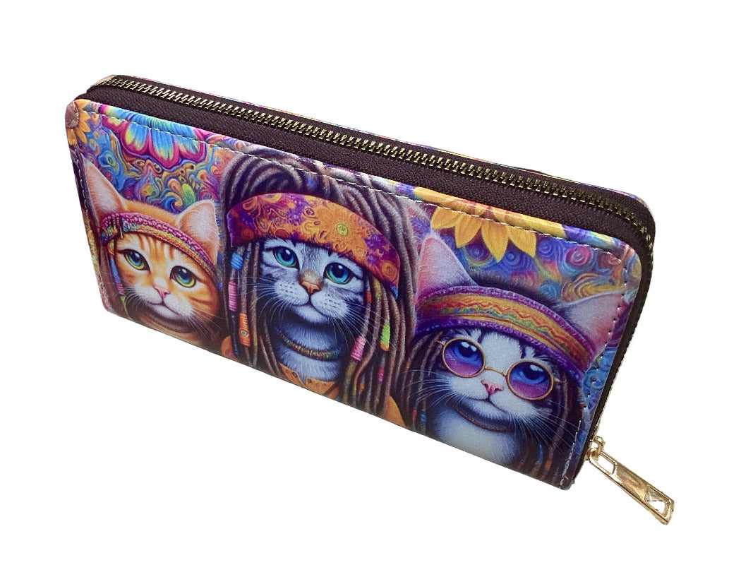 Large Printed BoHo Hippie Purses/ wallet-Hand Picked Imports