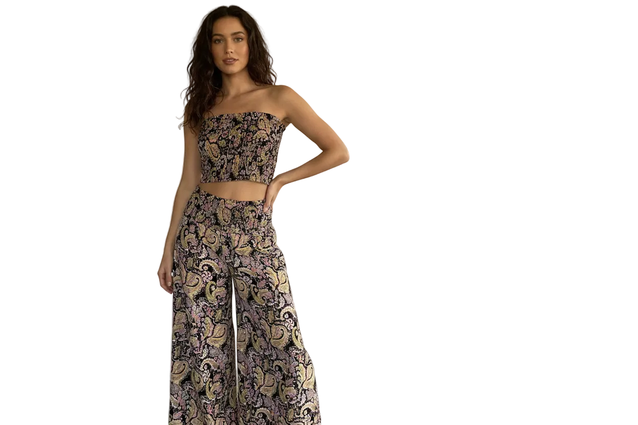 Ladies Festival BoHo Pants and Boob Tub. Size 10 to 16-Hand Picked Imports