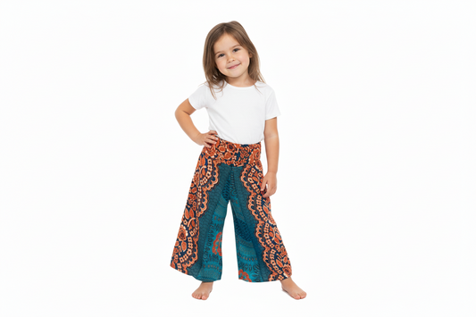 Girls Rayon Hippie Pants 5 sizes 6 months to 7 years-Hand Picked Imports