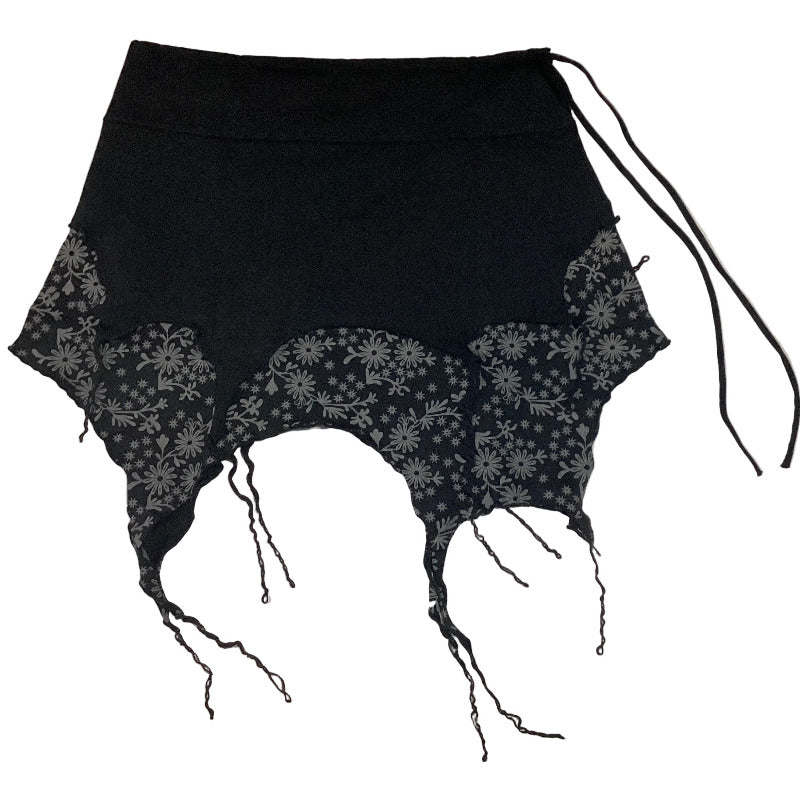 Ladies Boho Festival Pixie Skirt – S/M Made in Nepal-Hand Picked Imports