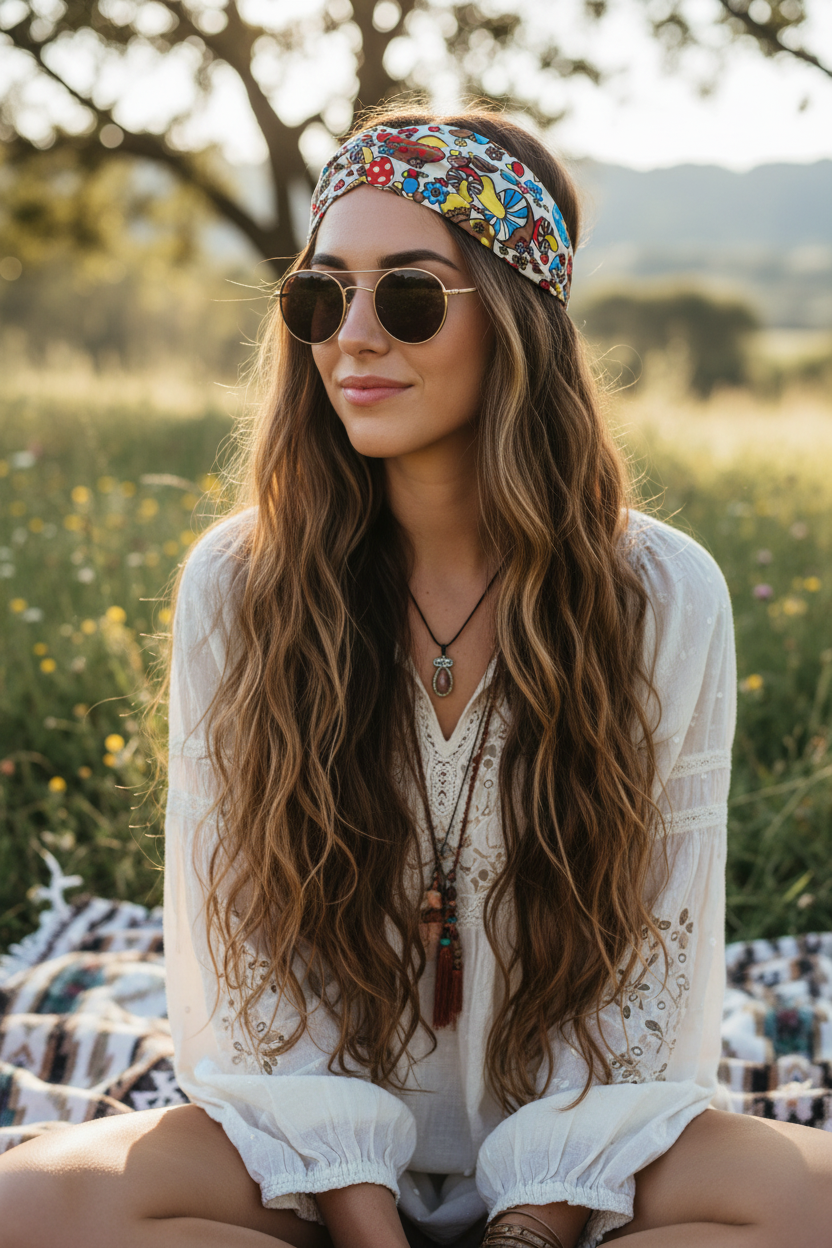 Cotton Mushroom HeadBands Made in Nepal-Hand Picked Imports