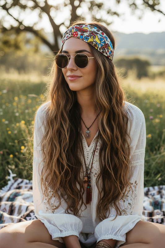 Cotton Mushroom HeadBands Made in Nepal-Hand Picked Imports