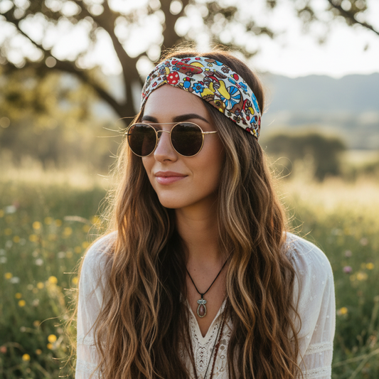 Cotton Mushroom HeadBands Made in Nepal-Hand Picked Imports