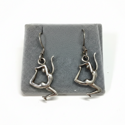 925 Sterling Silver Yoga Earrings-Hand Picked Imports