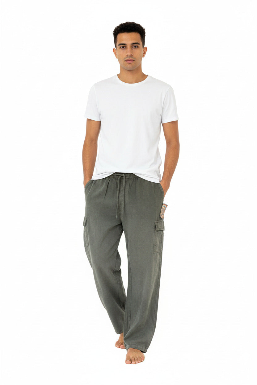 Men's/ Unisex Cotton Cargo Pants 3 New Colours - Made in India-Hand Picked Imports