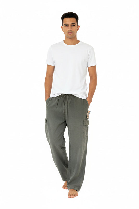Men's/ Unisex Cotton Cargo Pants 3 New Colours - Made in India-Hand Picked Imports