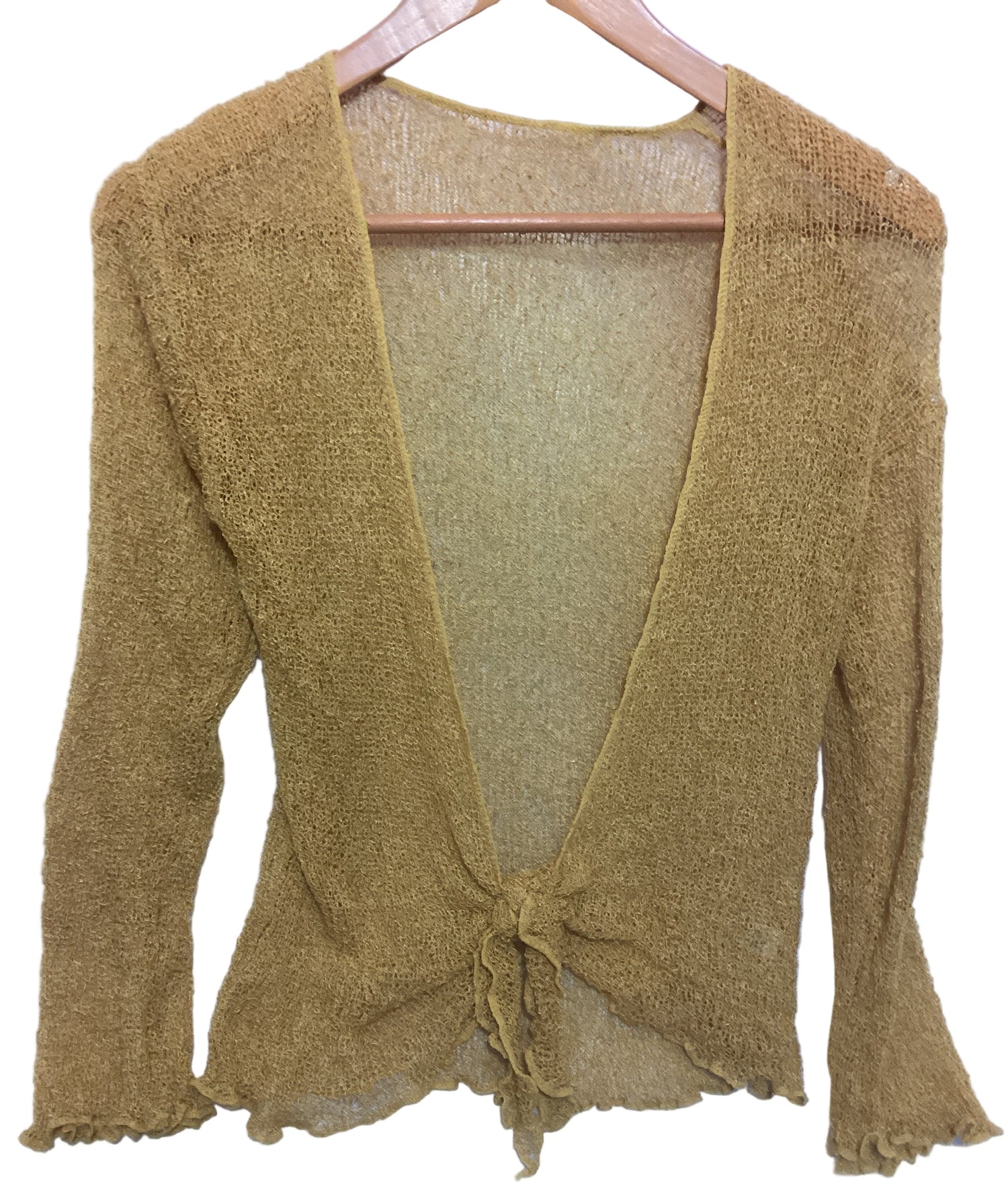 Ladies Stretchy Crochet Top Size Medium-Hand Picked Imports