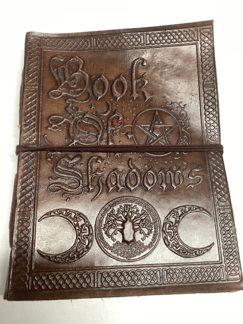 Leather Journal/ Book of Shadows Handmade Paper from India-Hand Picked Imports