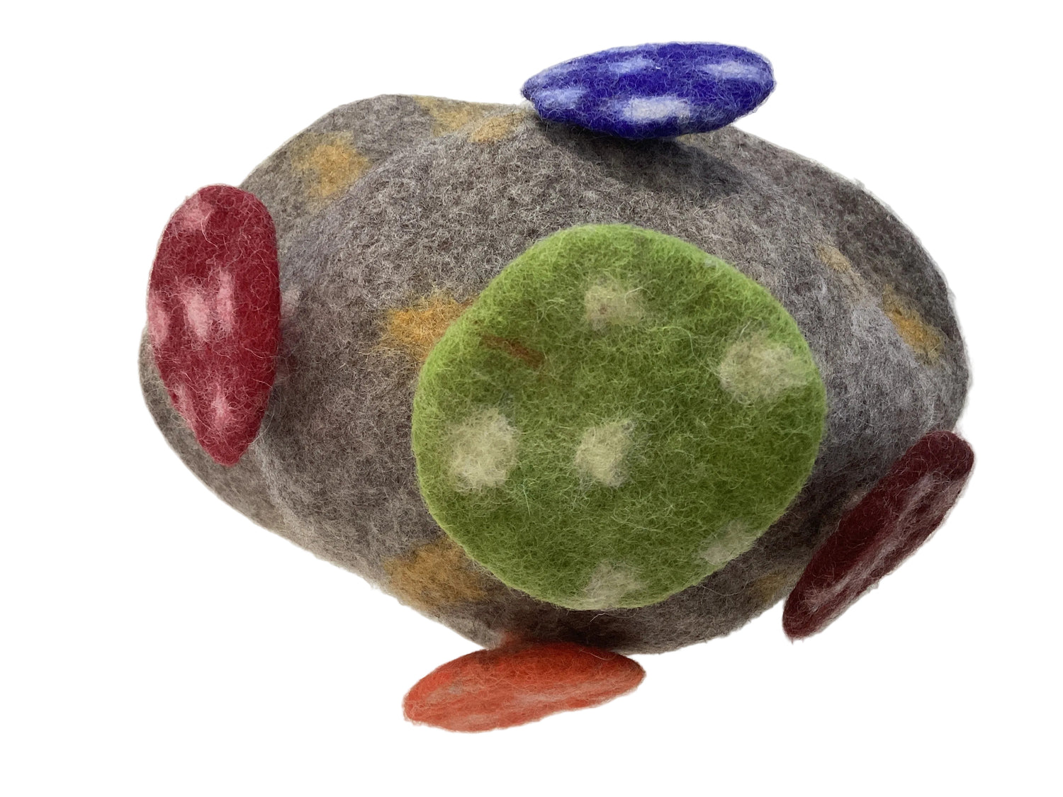 Colourful Adult Mushroom Felt Hat - Handmade in Nepal-Hand Picked Imports