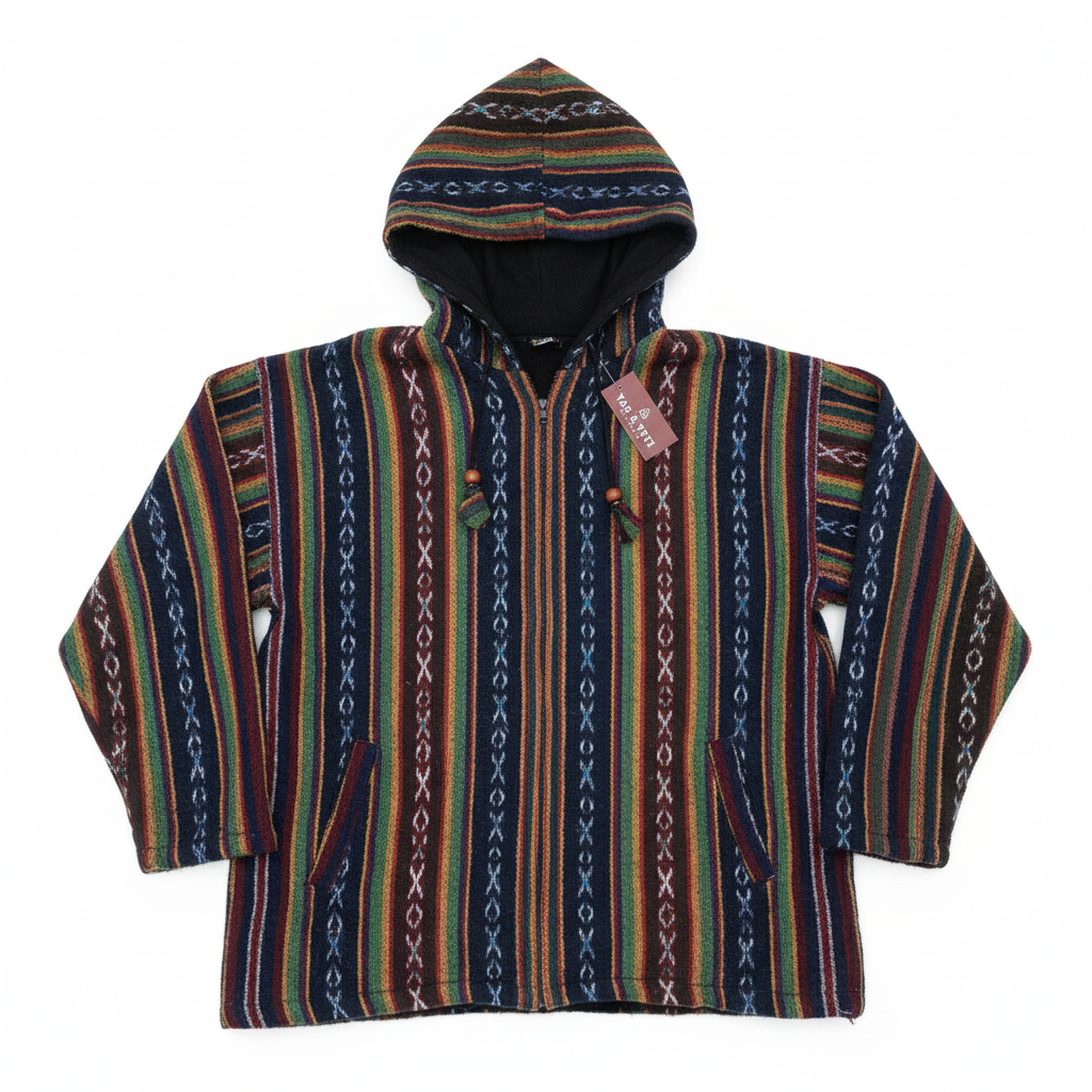 Lined Brushed Cotton Winter Jacket Made in Nepal-Hand Picked Imports