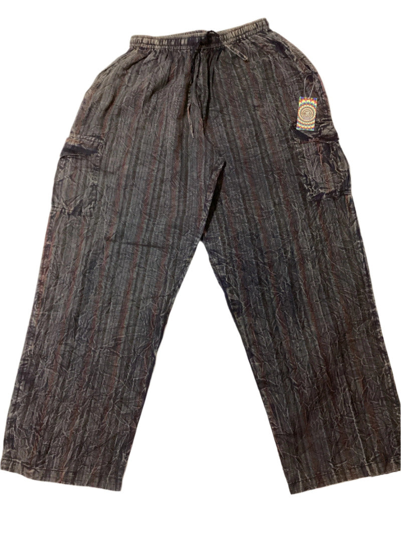 Men's/ Unisex Cotton Cargo Pants - Made in India-Hand Picked Imports