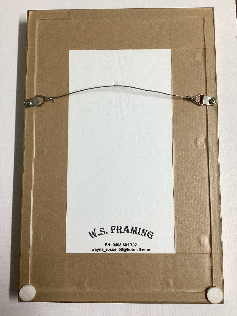 "Rosella" Hand Painted Gum Leaf By Artist Sue Hend Russell-Hand Picked Imports