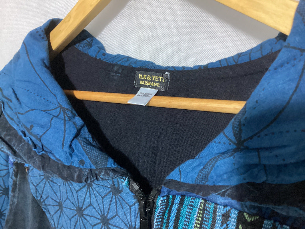 Unisex Patchwork Hippie Festival Jacket free Size-Hand Picked Imports