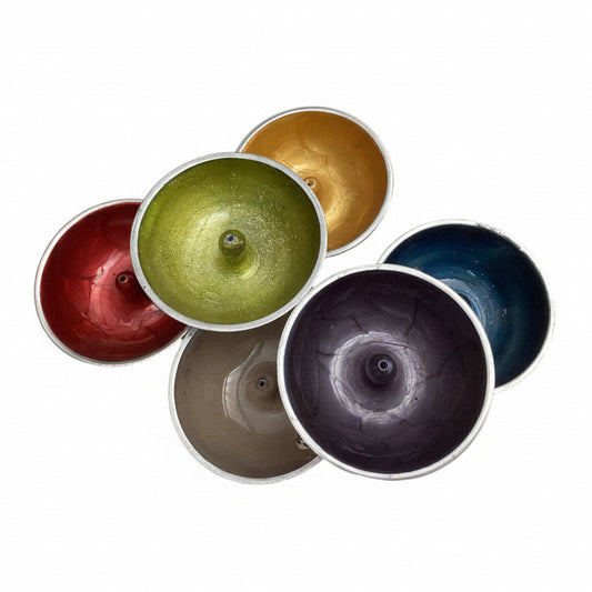 Round Aluminium Incense Burners Made in India-Hand Picked Imports
