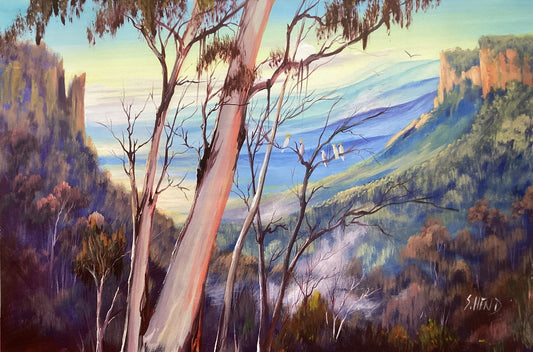 Painting On Stretched Canvas 20 x 30 inches By Susan Hend Russell-Hand Picked Imports