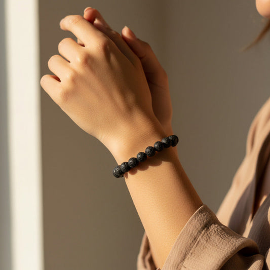 Lava Stone Bracelets Sizes 10 & 12mm-Hand Picked Imports