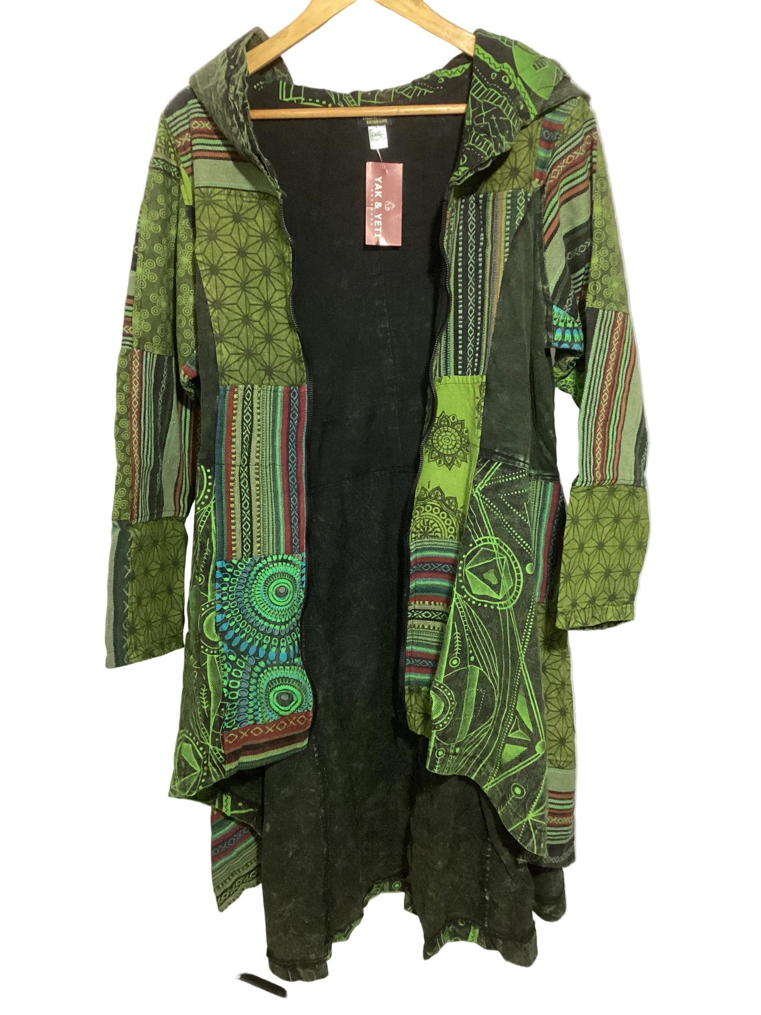 Unisex Patchwork Hippie Festival Jacket free Size-Hand Picked Imports