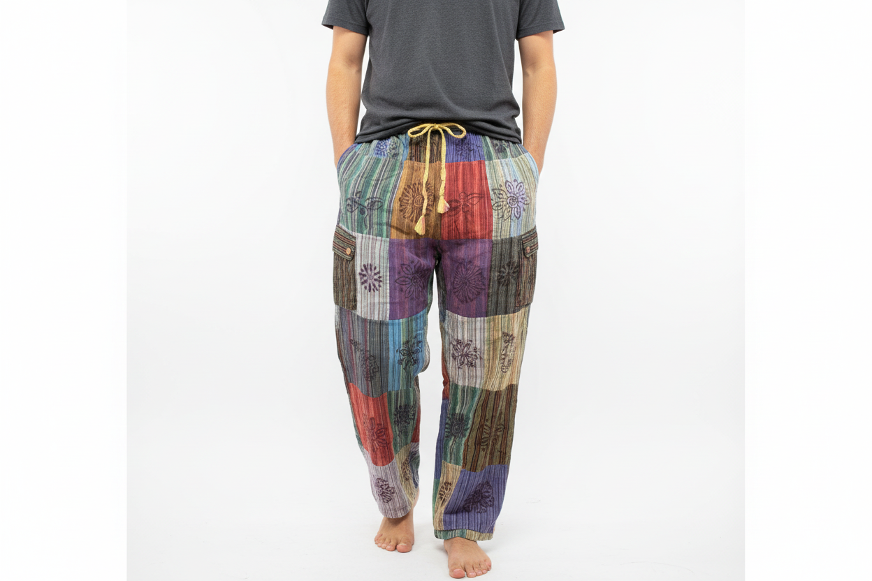 Men's/ Unisex Patchwork Cargo Pants Size X Large-Hand Picked Imports