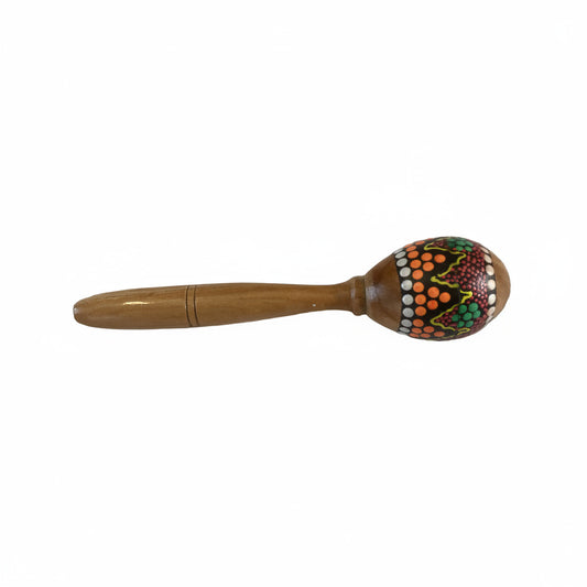 Small Hand Painted Wooden Music Maracas/shakers hand crafted in Indonesia-Hand Picked Imports