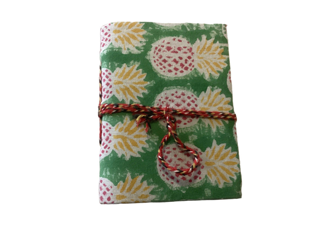 Mini Handcrafted Art Journal with Hand Made Paper from India Size 9 x 8 cm-Hand Picked Imports