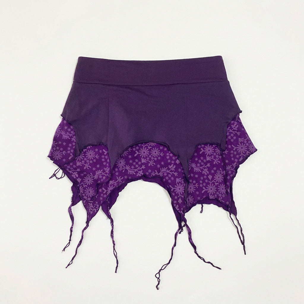 Ladies Boho Festival Pixie Skirt – S/M Made in Nepal-Hand Picked Imports