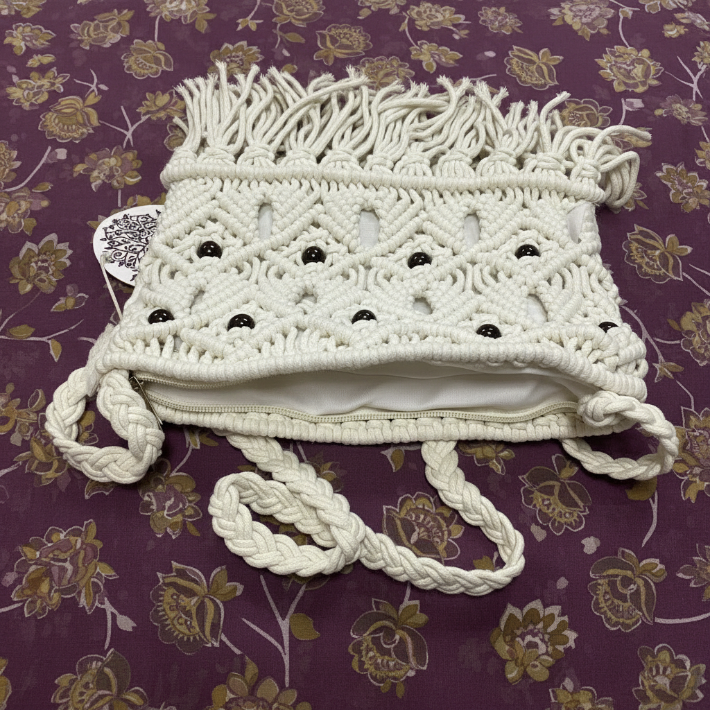 Women's Boho Macramé Festival Bag-Hand Picked Imports